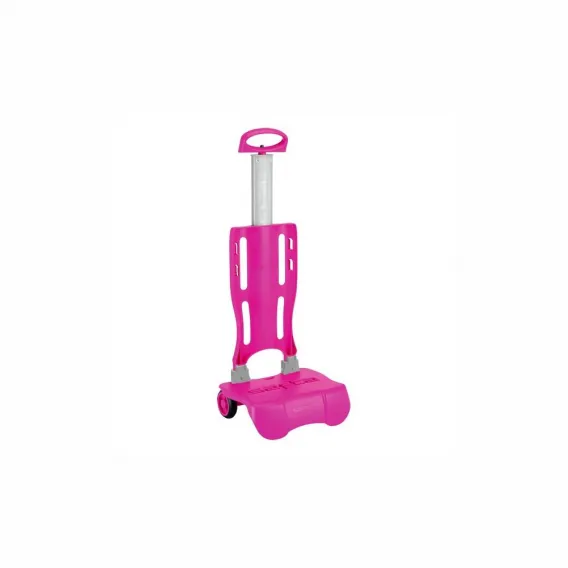Safta Zusammenklappbarer Rucksack-Trolley Pink Backpack