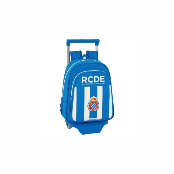 Rcd espanyol Kinder Rucksack mit Rdern 705 RCD Espanyol Blau Wei Ergonomisch Backpack