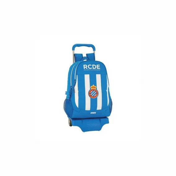 Rcd espanyol Kinder Rucksack mit Rdern 905 RCD Espanyol Blau Wei Ergonomisch Backpack