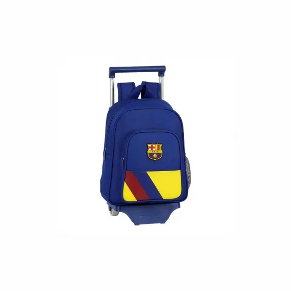 F.C. Barcelona Kinder Rucksack mit Rdern 705 Blau Ergonomisch Backpack