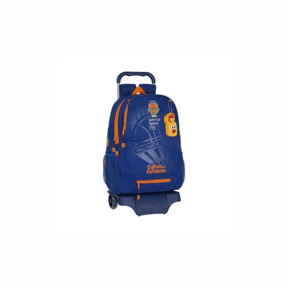 Valencia basket Kinder Rucksack mit Rdern 905 Valencia Basket Blau Orange Ergonomisch Backpack