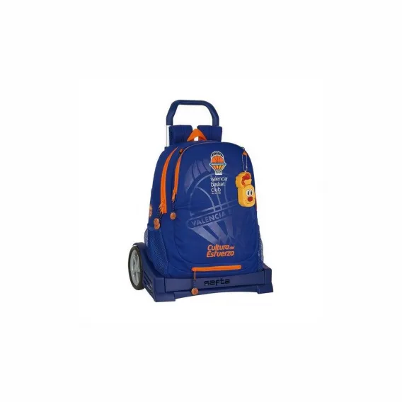 Valencia basket Kinder-Rucksack mit Rdern Evolution Valencia Basket Blau Orange Ergonomisch Backpack