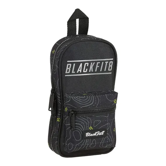 Blackfit8 Federtasche in Rucksack-Optik BlackFit8 Topography Schwarz grn 33 Stcke