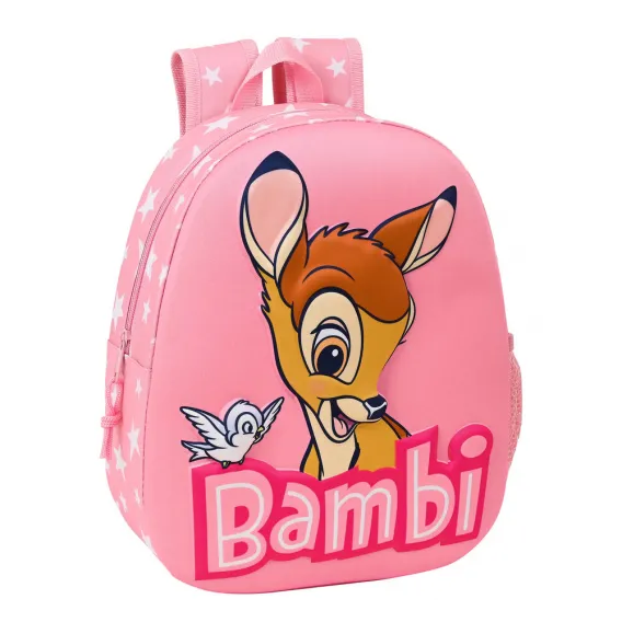 Disney Kinder-Rucksack 3D Bambi Rosa