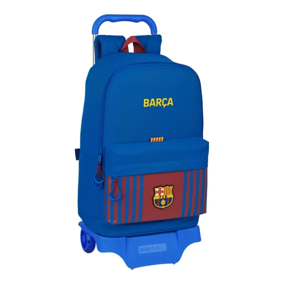 F.C. Barcelona Kinder-Rucksack mit Rdern 31 x 47 x 15 cm