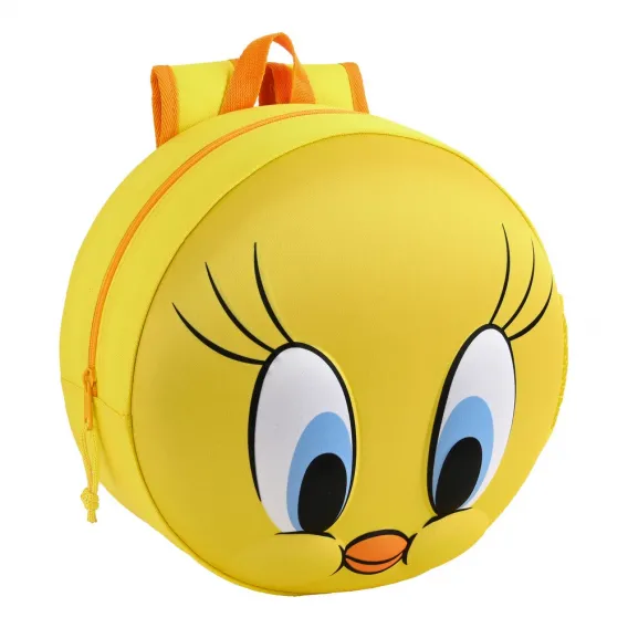 Looney tunes Tweety Kinderrucksack 3D Looney Tunes Gelb 10 L 31 x 31 x 10 cm