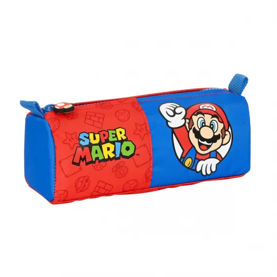 Super mario Schulmppchen Super Mario Rot Blau 21 x 8 x 7 cm Faulenzer