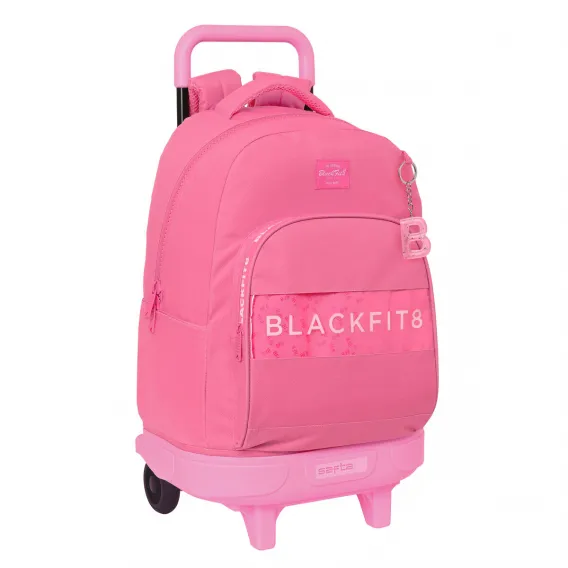 Blackfit8 Kinder-Rucksack mit Rdern BlackFit8 Glow up Rosa 33 x 45 x 22 cm