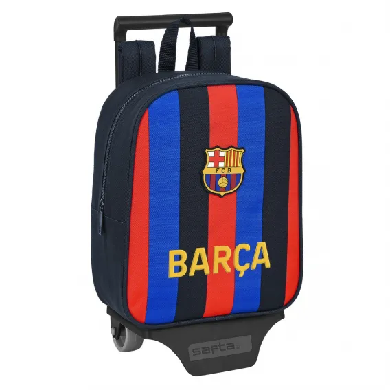 F.c. barcelona Kinder-Rucksack mit Rdern F.C. Barcelona Granatrot Marineblau 22 x 27 x 10 cm