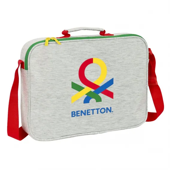 Benetton Schultasche Pop Bunt 6 L Laptoptasche Messenger Schultertasche