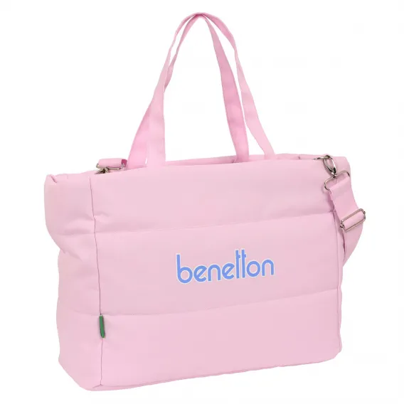 Benetton Laptoptasche Pink Hellrosa 54 x 31 x 17 cm