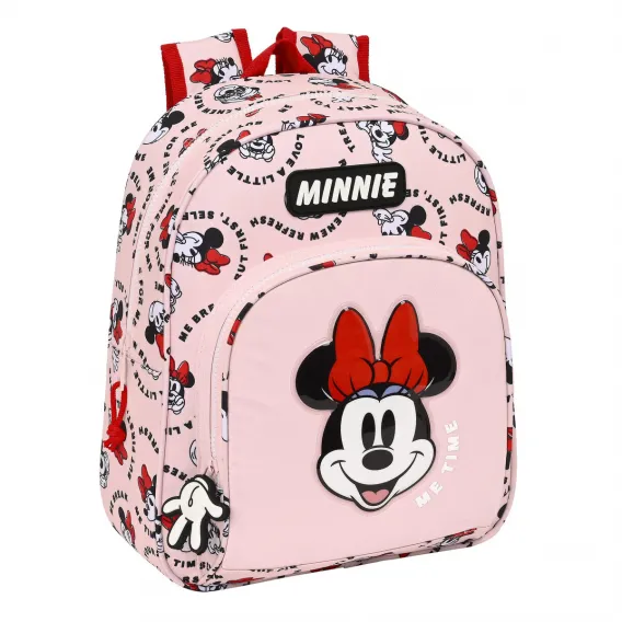 Minnie mouse Kinderrucksack Minnie Mouse Me time Rosa 28 x 34 x 10 cm