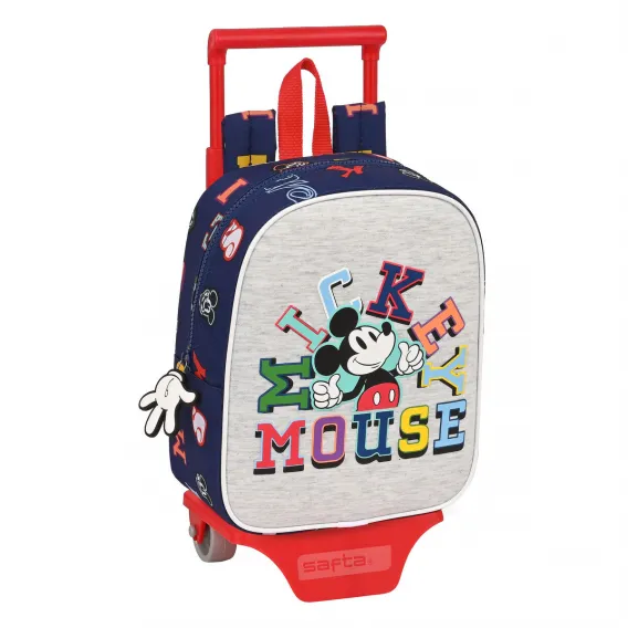 Mickey mouse clubhouse Kinder-Rucksack mit Rdern Mickey Mouse Clubhouse Only one Marineblau 22 x 27 x 10 cm