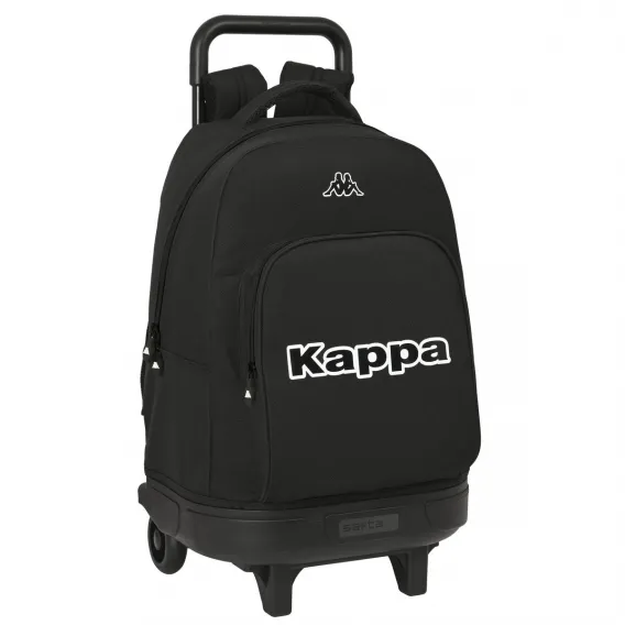 Kappa Kinder Rucksack mit Rdern Black Schwarz 33 x 45 x 22 cm