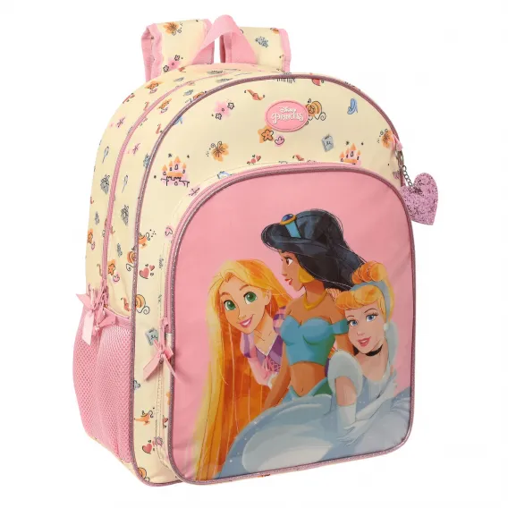 Disney Princesses disney Kinder-Rucksack Princesses Magical Beige Rosa 33 x 42 x 14 cm