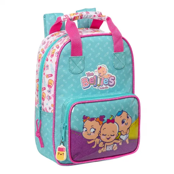 The bellies Kinder-Rucksack The Bellies 20 x 28 x 8 cm Lila trkis Wei