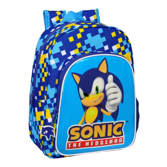 Sonic Kinder-Rucksack Speed 26 x 34 x 11 cm Blau