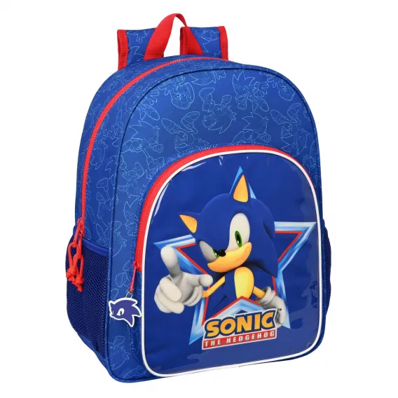 Sonic Kinder-Rucksack Let?s roll Marineblau 33 x 42 x 14 cm