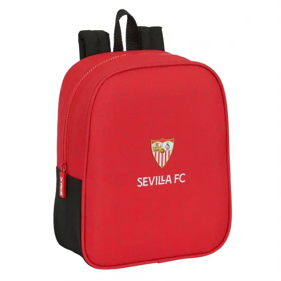 Sevilla ftbol club Kinder-Rucksack Sevilla Ftbol Club Schwarz Rot 22 x 27 x 10 cm