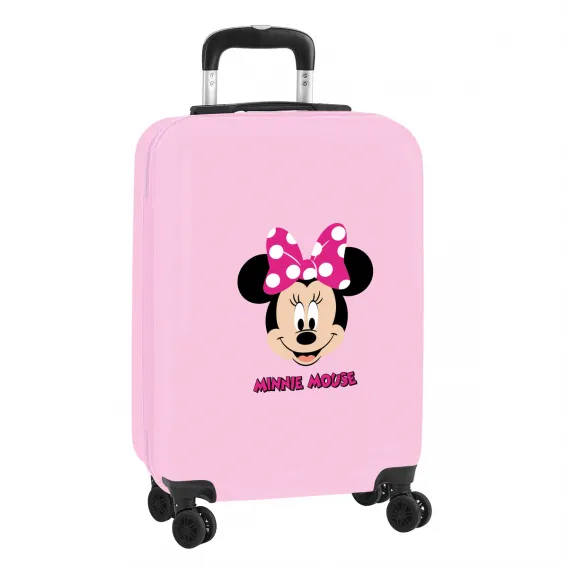 Minnie mouse Koffer fr die Kabine Minnie Mouse My Time Rosa 20 Zoll 34,5 x 55 x 20 cm
