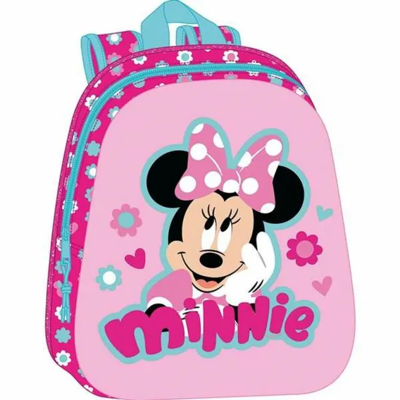 Minnie mouse Kinder-Rucksack Minnie Mouse Rosa 27 x 33 x 10 cm