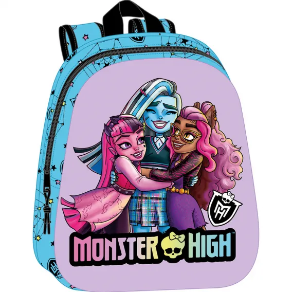 Monster high Kinder-Rucksack Monster High Blau Lila 27 x 33 x 10 cm
