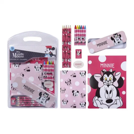 Minnie mouse Papierwaren-Set Minnie Mouse Rosa 16 teilig