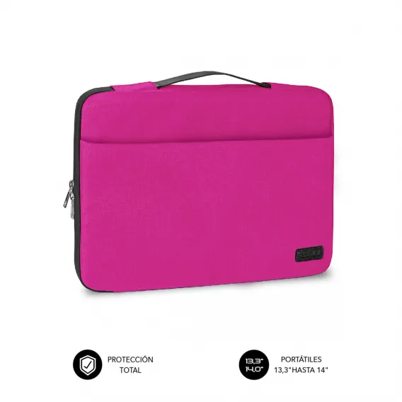 Subblim Laptoptasche Funda Ordenador Elegant Laptop Sleeve 13,3-14 Pink