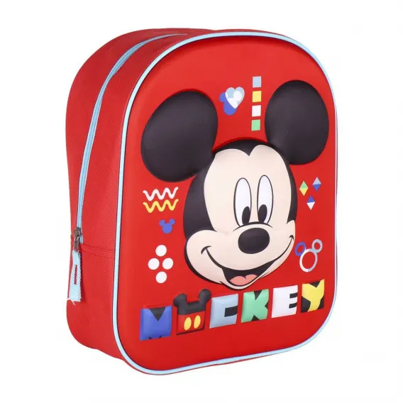 Mickey mouse Kinder Rucksack Mickey Mouse Rot 25 x 31 x 10 cm