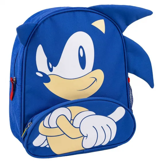 Sonic Kinder-Rucksack Blau 15,5 x 30 x 10 cm