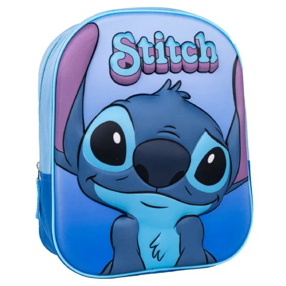 Stitch Kinder Rucksack 3D Blau 25 x 31 x 10 cm