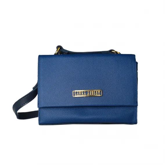 Laura ashley Damen Handtasche Laura Ashley BANCROFT-DARK-BLUE Blau 23 x 15 x 9 cm