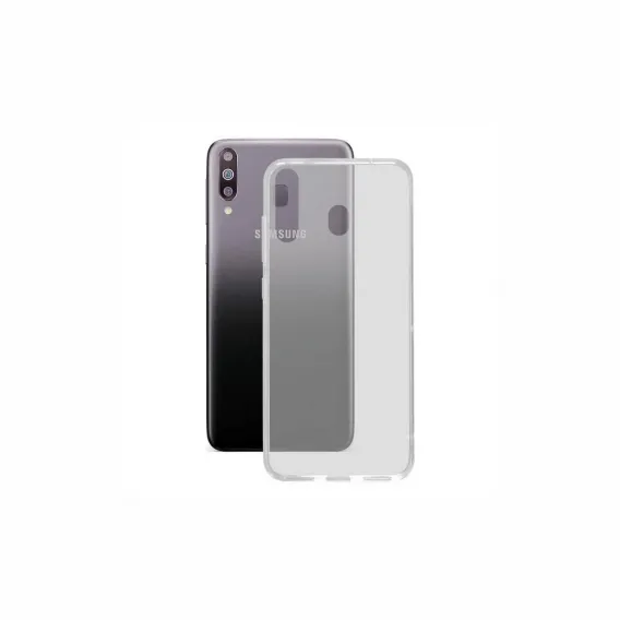 Samsung Handyhlle Schutzhlle Bumper Galaxy M30 Flex TPU Durchsichtig Flexibel Smartphone-Cover